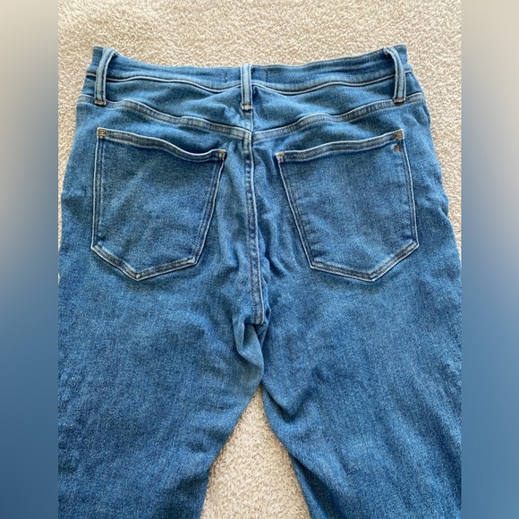 Madewell l0” HIGH-RISE SKINNY JEANS, EARDLEY WASH. Size 31P, worn. Super comfy - Picture 11 of 12